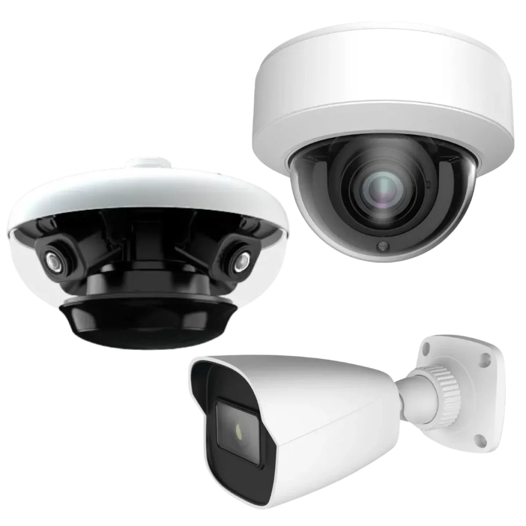 PMT Security Security Cameras | PMT Security Image of different types of Available Cameras from PMT Security