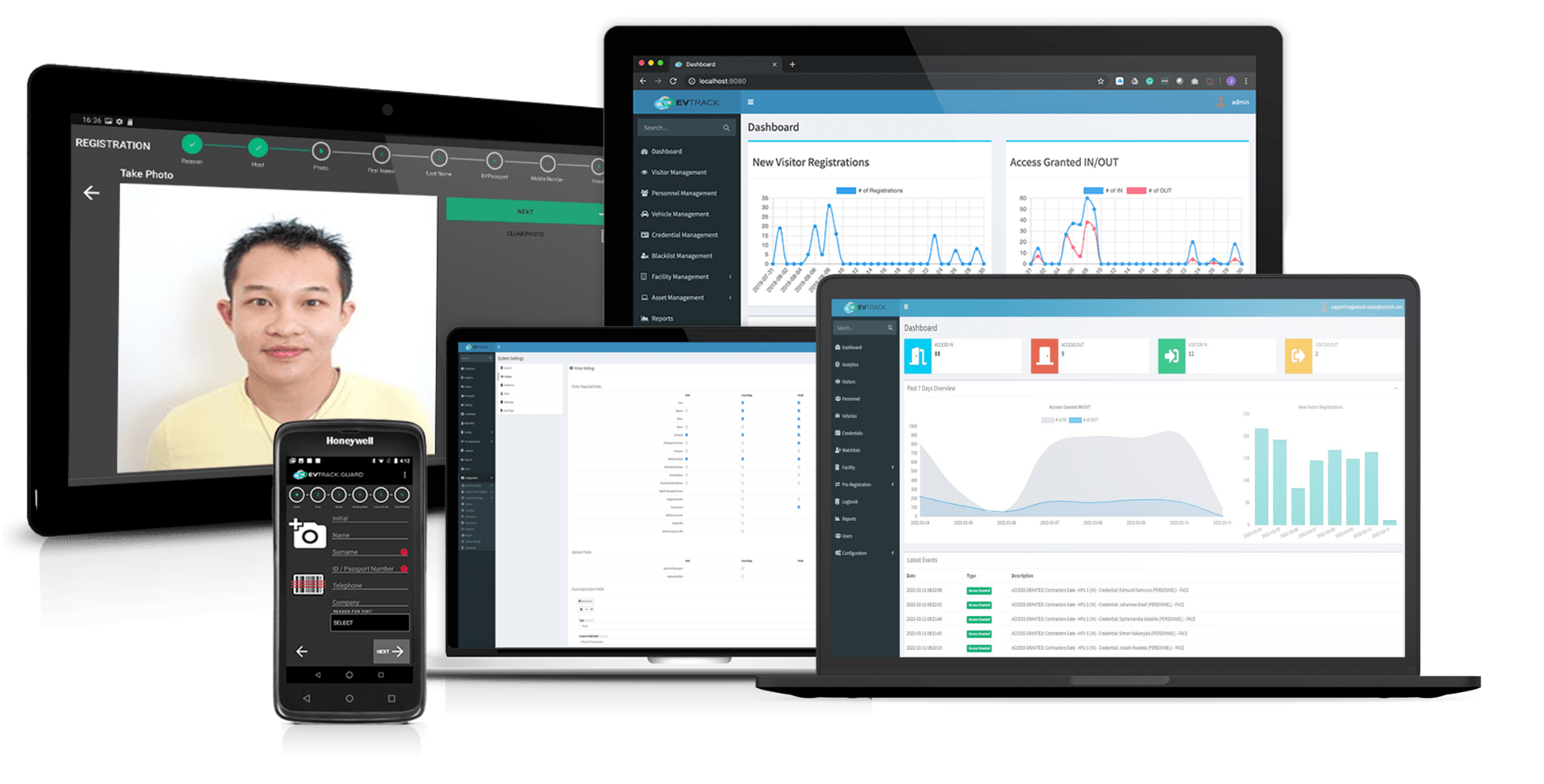 EvTrack Product Image | PMT Security EVTrack Visitor Management