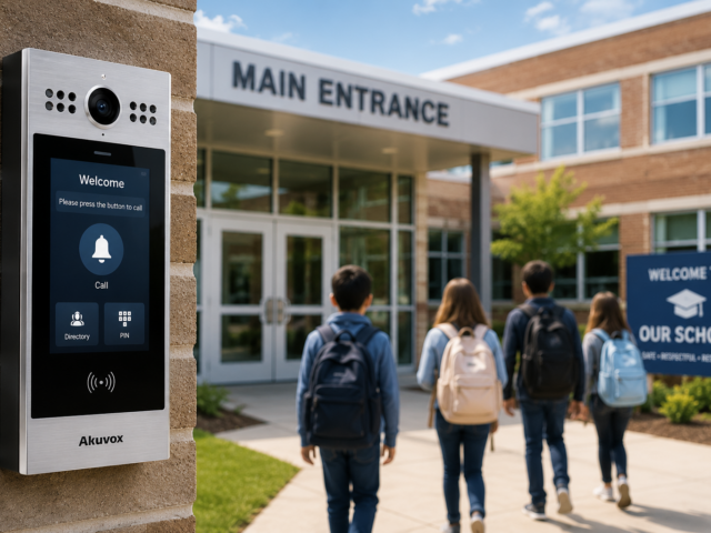 Using Akuvox Smart Intercom in K–12 Schools: Practical Entry Control Without Overcomplicating the Campus