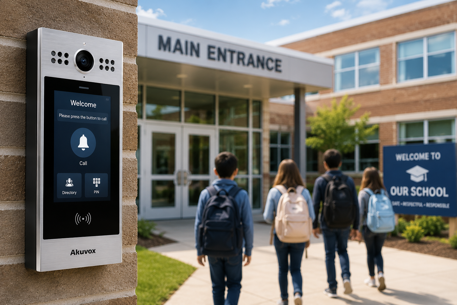 Using Akuvox Smart Intercom in K–12 Schools: Practical Entry Control Without Overcomplicating the Campus