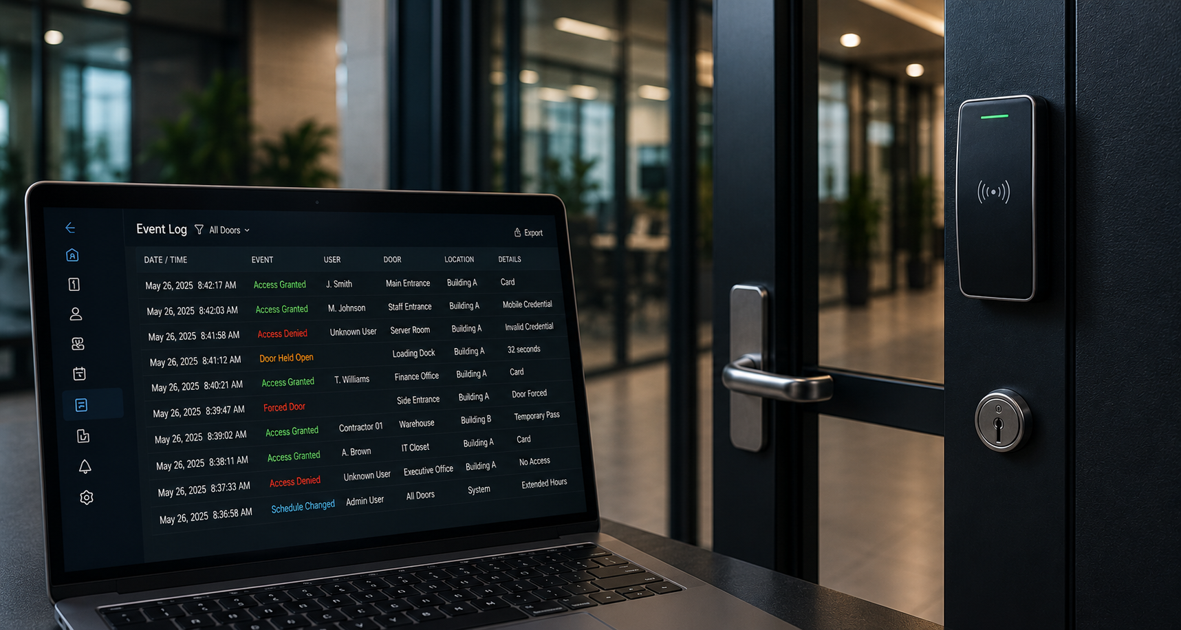 Access Control for Door Management